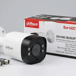 Dahua Technology DH-HAC-B1A51P-U 5MP Analog Bullet Camera with Audio