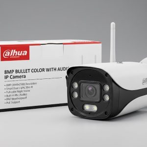 DAHUA DH-IPC-HFW1839TC-A-IL 8MP WIZCOLOR IP BULLET CAMERA WITH AUDIO