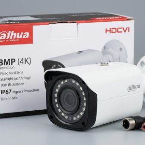 DAHUA DH-IPC-HFW2831TP-AS-S2 8MP IP BULLET CAMERA WITH AUDIO