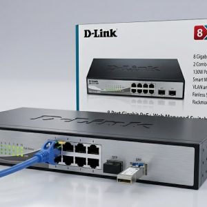 D‑Link DGS‑1210‑10MP 130 W Gigabit Smart Managed PoE + 2 Combo Switch