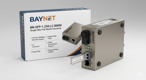 BAYNET BN-SFP-1.25G LC 80KM Single Fiber Gigabit SFP Pair – KUN Traders