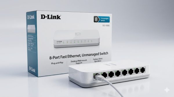 D‑Link DES‑1008C 8‑Port Gigabit Unmanaged Desktop Switch – KUN Traders