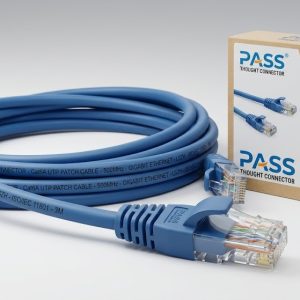 RJ45 Pass Through Connector for CAT5e CAT6 Ethernet Cable (8P8C)