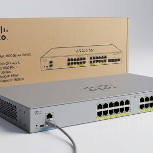 Cisco C1000-24P-4G-L Catalyst 1000 Series 24-Port Gigabit PoE+ Switch with 4× 1G SFP Ports