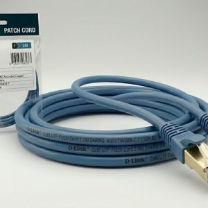 D-Link CAT6 UTP 24AWG Blue Patch Cord 2 Meter