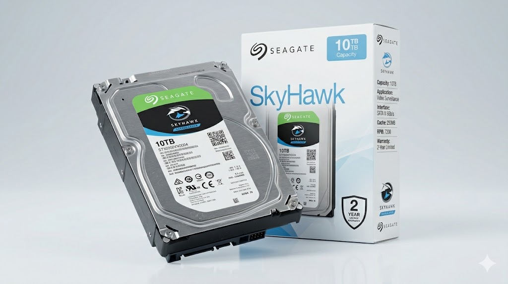 SEAGATE SKYHAWS 10TB SURVEILLANCE 2 YEAR