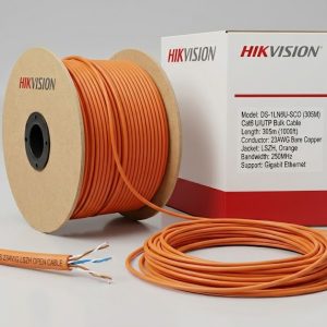 Hikvision CAT6 UTP 23AWG Orange Open Network Cable DS-1LN6U-SC0 305M