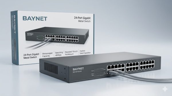 BAYNET BN-SG1024M 24-Port Gigabit Ethernet Metal Switch – KUN Traders