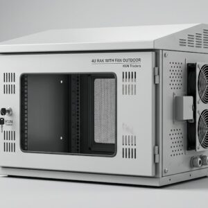 4U Outdoor Network Rack Cabinet with Cooling Fan