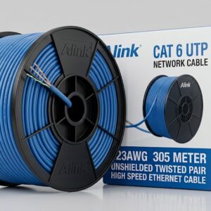 ALINK CAT6 UTP 23AWG Network Cable Roll – 305 Meter