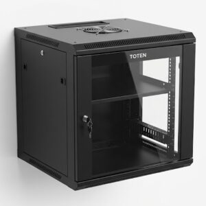 TOTEN RAK-T-18U-6X6-WM-SS 18U Rack – 600×590mm Single Section