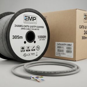 EMP CAT6 24AWG Copper Open Cable – Per Meter