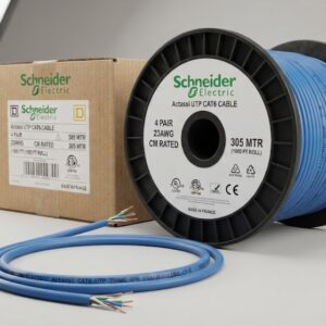 Schneider Actassi CAT6 UTP 23AWG Cable – Blue, 305 Meter