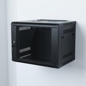TOTEN 4U Single Section Wall-Mount Network Rack Cabinet