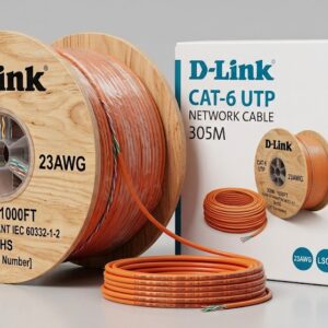 D-Link NCB-C6UORGR-305 CAT6 UTP 23AWG Network Cable – Orange, 305m / 1000ft